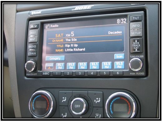 Bose headunit nissan rogue #2