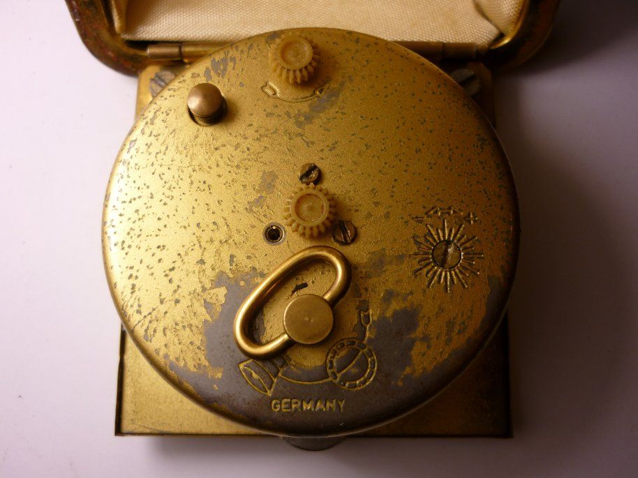 Vintage German Europa Alarm Clock 2 Jewels with Box eBay