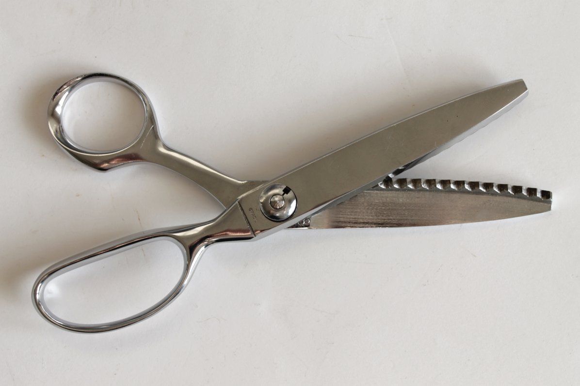 Old SINGER Brazil Sewing Pinking Scissors eBay