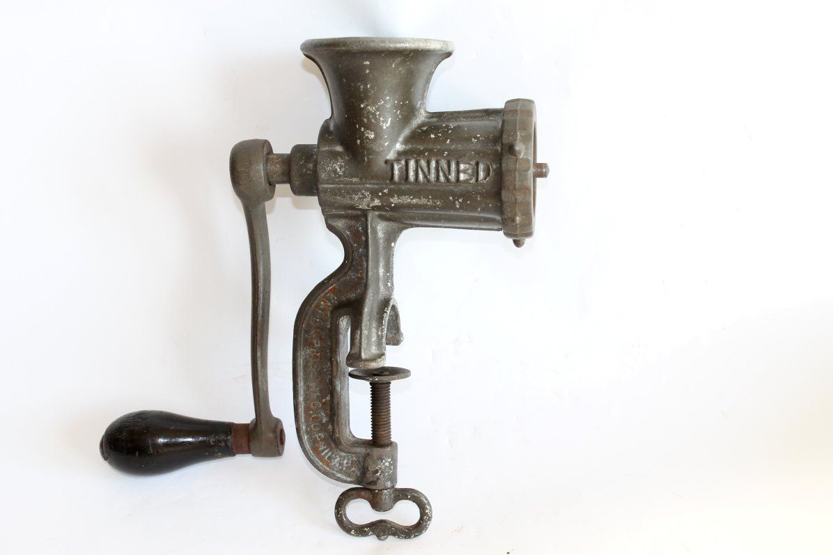 Antique ENTERPRISE 5 Meat Grinder Tinned 1930's USA eBay