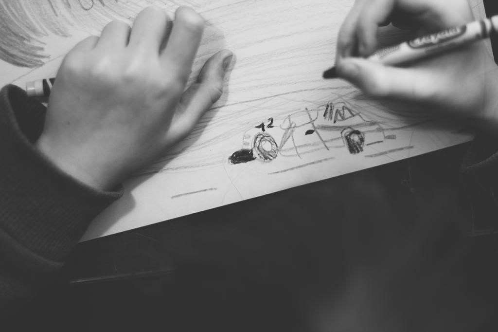 photo drawing a car