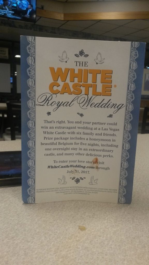 I just fuckin' love White Castle sometimes