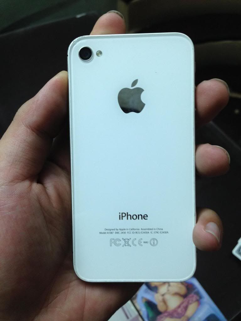 Bán iphone 4s lock verizon màu trắng 16g giá 4trxx!!! - 2