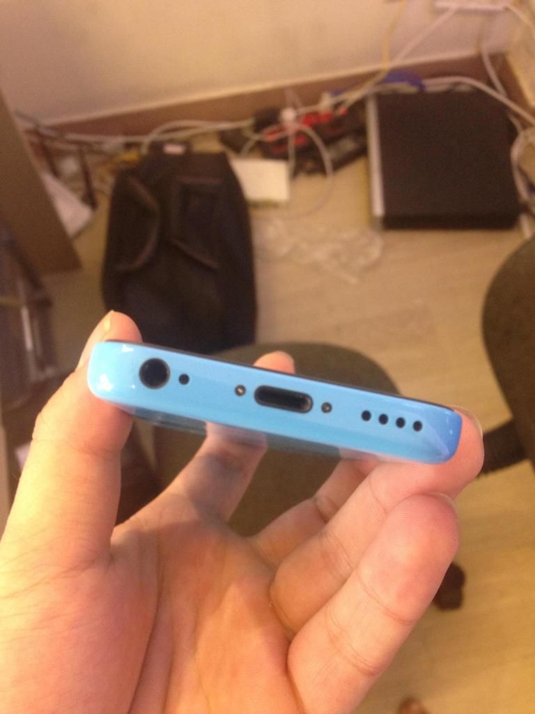Bán iphone 5c lock 32g đẹp likenew màu xanh dương giá 6trxxx!!! - 2
