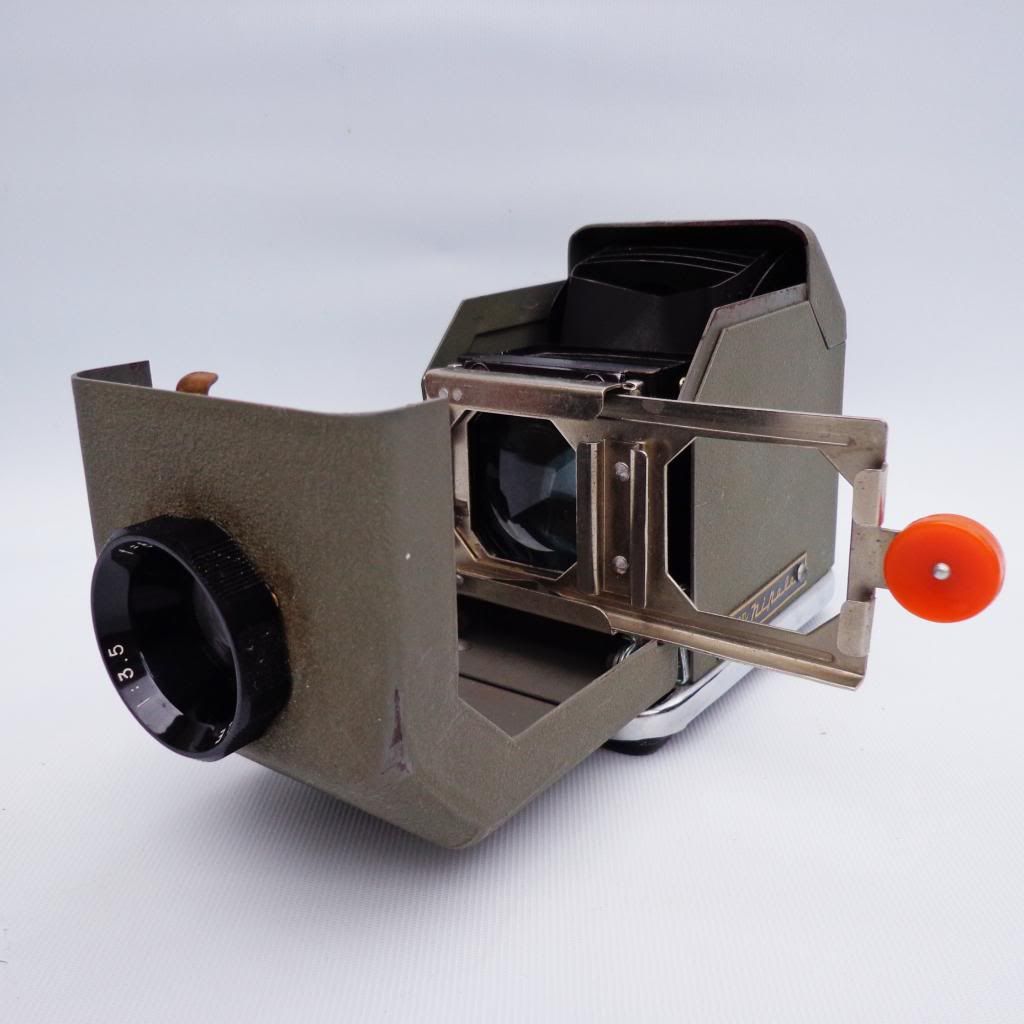 Vintage Nipole 35mm Folding Portable Slide Viewer with Clips & Case eBay