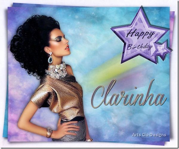 Eugenia Clo- Happy birthday Clarinha by Eugenia Clo