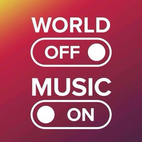 world off music on
