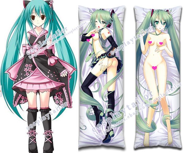 Vocaloid 2 Hatsune Miku Body Pillow Comfortable To Hug No Inner Pillow Ebay 7956