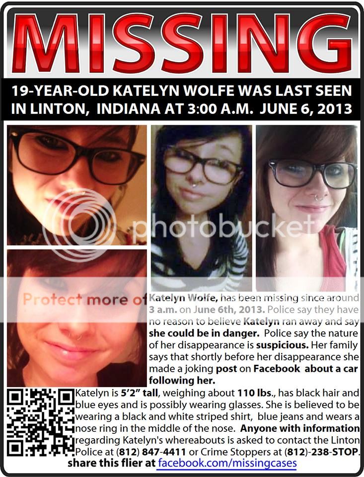 GUILTY - IN - Katelyn Wolfe, 19, Linton, 6 June 2013 | Websleuths