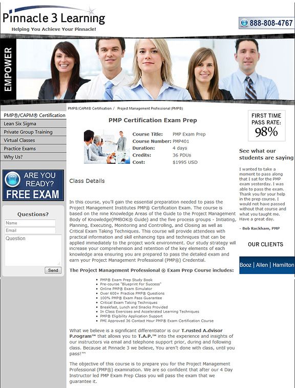 PMP Certification Training